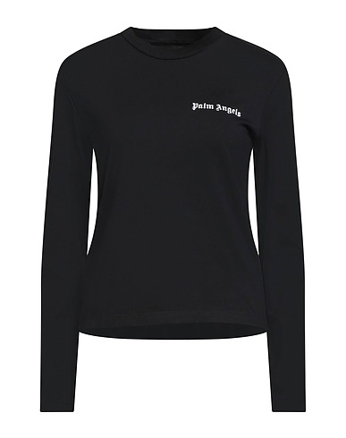 PALM ANGELS T-shirt Black 90% Cotton, 10% Elastane
