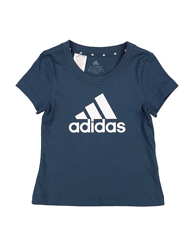 ADIDAS T-shirt Slate blue 100% Cotton, Elastane