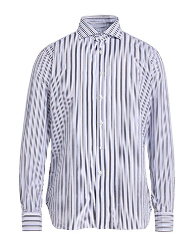 AGHO Striped shirt Sky blue 100% Cotton