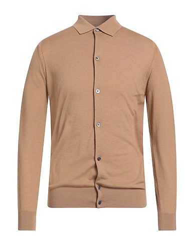 DIKTAT Cardigan Camel 70% Merino Wool, 30% Cashmere