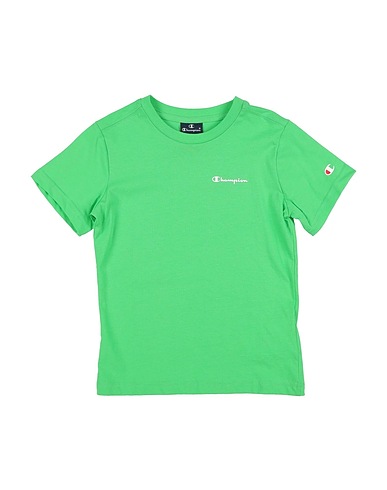 CHAMPION T-shirt Verde chiaro 100% Cotone