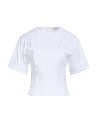 PATRIZIA PEPE T-shirt White 95% Cotton, 5% Elastane