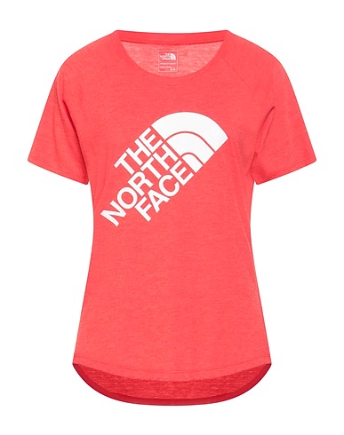 THE NORTH FACE Ｔシャツ レッド ポリエステル 50% / コットン 38% / レーヨン 12%