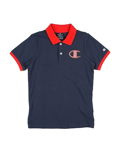 CHAMPION Polo shirt Navy 100% Cotton