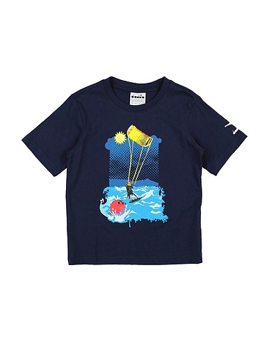 DIADORA Camiseta Azul marino 100% Algodón