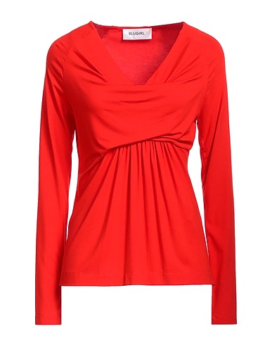 BLUGIRL T-shirt Κόκκινο της ντομάτας 97% Βισκόζη, 3% Ελαστάνη