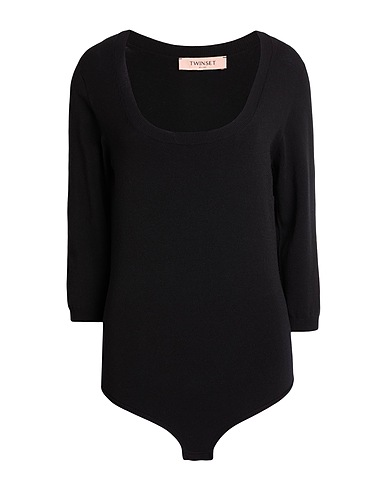 TWINSET TOPS Schwarz 70% Viskose, 30% Polyester
