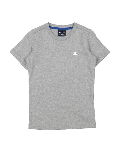 CHAMPION T-shirt Grey 100% Cotton