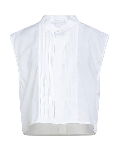 HELMUT LANG Hemden und Blusen einfarbig Weiß 100% Baumwolle