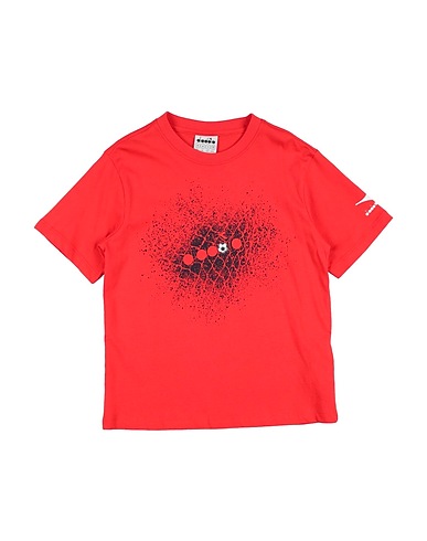 DIADORA T-shirt Red 100% Cotton