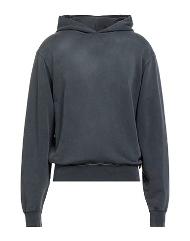 SANDRO Hooded track jacket  Charcoal 100% Cotton, Elastane