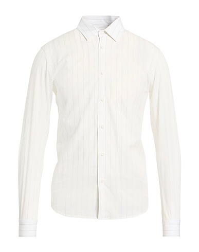 SANDRO Striped shirt White 100% Cotton