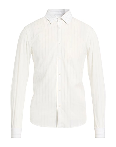 SANDRO Camisas de rayas BIANCO 100% Algodón