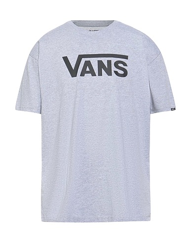 VANS T-shirt Light grey 90% Organic cotton, 10% Polyester