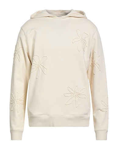 SANDRO Hooded track jacket  Cream 100% Cotton, Elastane