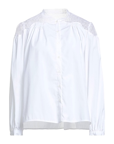 MAJE Μονόχρωμα πουκάμισα και μπλούζες 100% Βαμβάκι, Πολυαμίδη