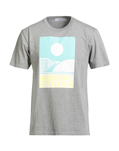 MAISON KITSUNÉ T-Shirt Hellgrau 100% Baumwolle