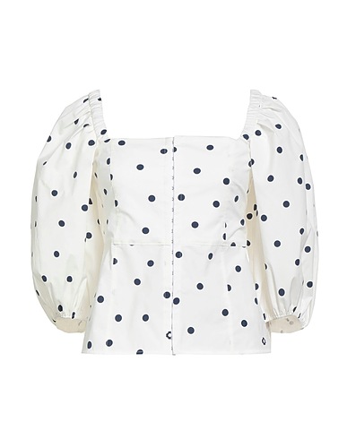 MAJE Top White 97% Cotton, 3% Elastane