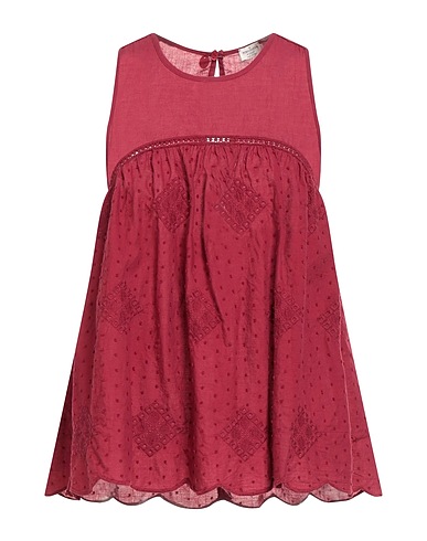 REBEL QUEEN by LIU •JO Top Bordeaux 100% Cotone