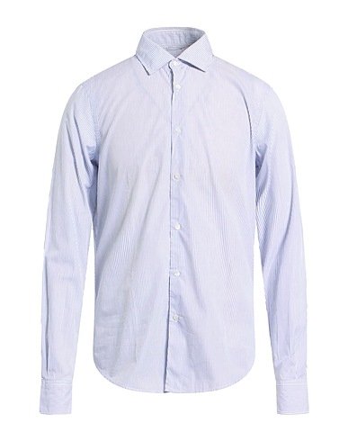 ASPESI Striped shirt Midnight blue 100% Cotton