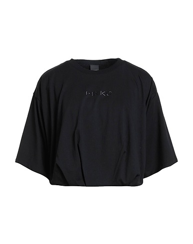 PINKO T-shirt Black 100% Cotton, Polyester