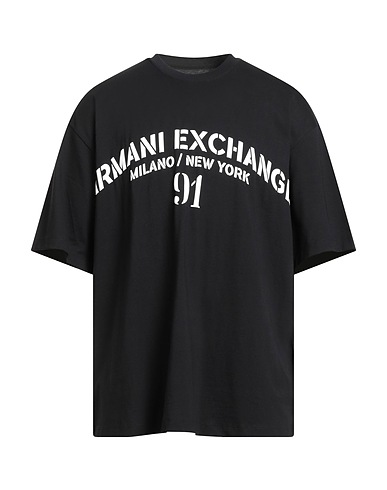 ARMANI EXCHANGE T-shirt Black 100% Pima Cotton