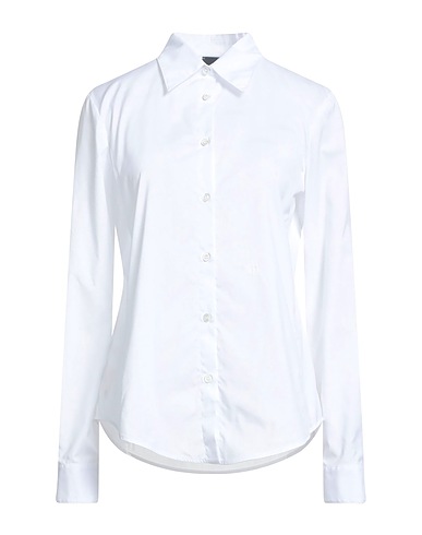PINKO Solid colour shirts & blouses White 64% Cotton, 36% Polyester