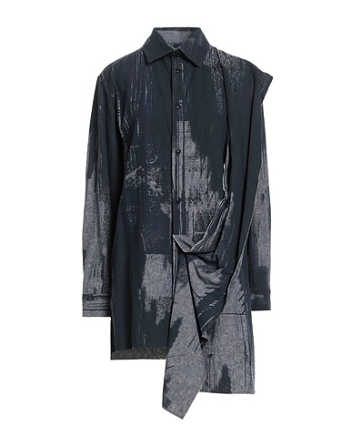 Y'S YOHJI YAMAMOTO Linen shirt Black 63% Linen, 37% Cotton