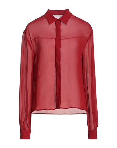 PHILOSOPHY di LORENZO SERAFINI Solid color shirts & blouses Burgundy 100% Viscose