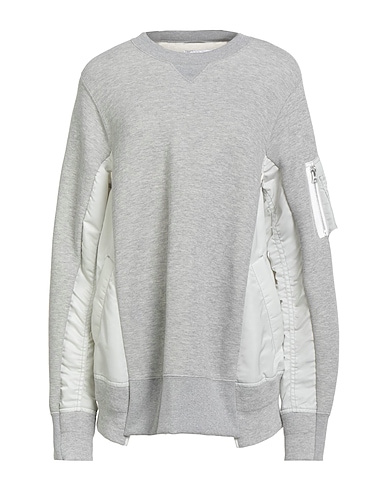 SACAI Sweatshirt Grey 62% Cotton, 38% Nylon, Polyester