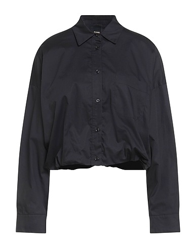 PINKO Solid color shirts & blouses Black 100% Cotton