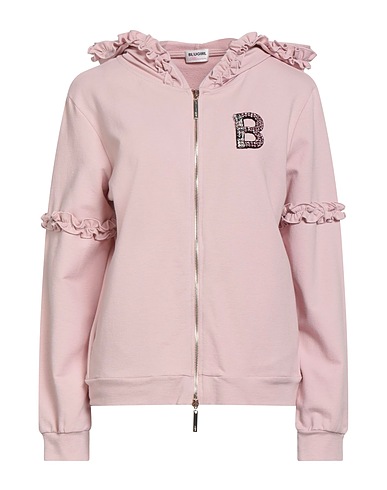 BLUGIRL Hooded track jacket  Pink 95% Cotton, 5% Elastane