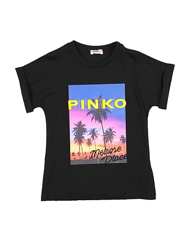 PINKO UP T-shirt Black 100% Cotton