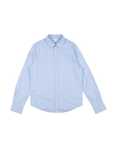BOSS Solid colour shirt Light blue 100% Cotton