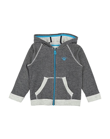 EMPORIO ARMANI Hooded track jacket  JUNIOR Black 100% Cotton