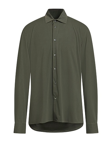RRD Solid color shirt Military green 86% Polyamide, 14% Elastane