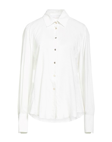 ROBERT FRIEDMAN Solid colour shirts & blouses White 99% Viscose, 1% Polyamide