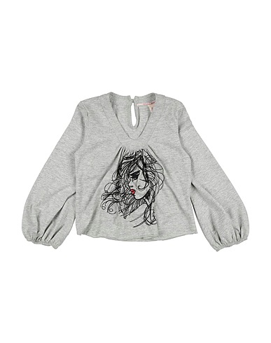 NOLITA T-shirt Light grey 90% Cotton, 10% Elastane