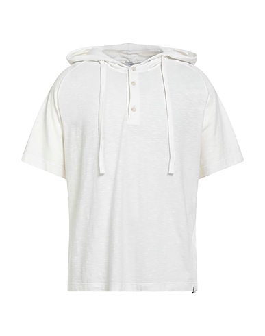 PAOLO PECORA T-shirt White 90% Cotton, 10% Linen