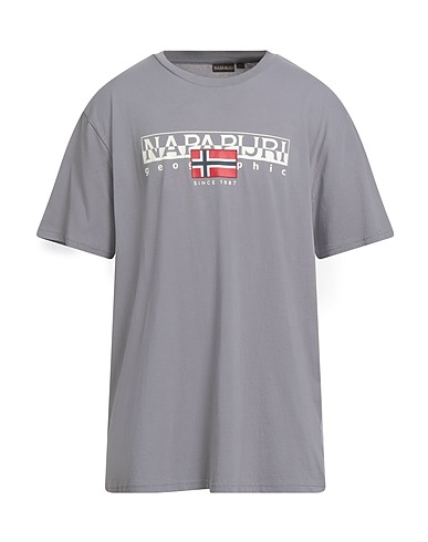 NAPAPIJRI Ｔシャツ グレー コットン 100%