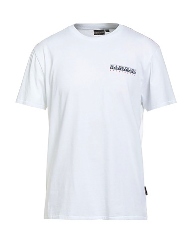 NAPAPIJRI T-shirt Bianco 100% Cotone