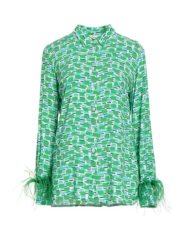 DIXIE Patterned shirts & blouses Green 100% Viscose