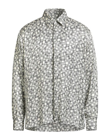 ROBERT FRIEDMAN Camicia fantasia Off white 75% Viscosa, 25% Seta