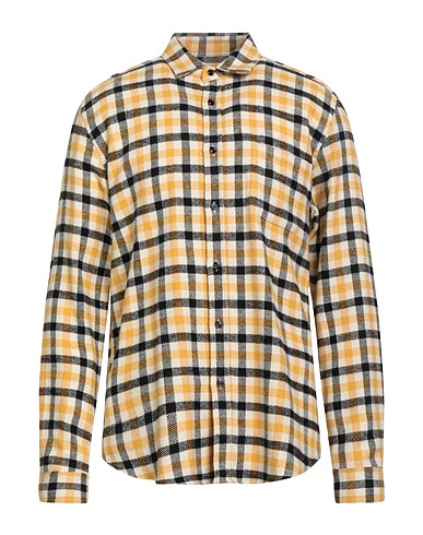 PORTUGUESE FLANNEL Checked shirt Marigold 100% Cotton