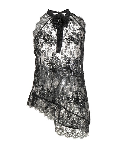 VICOLO Top Black 97% Polyester, 3% Elastane
