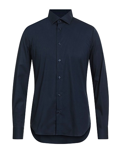 RODRIGO Einfarbiges Hemd Nachtblau 97% Baumwolle, 3% Elastan