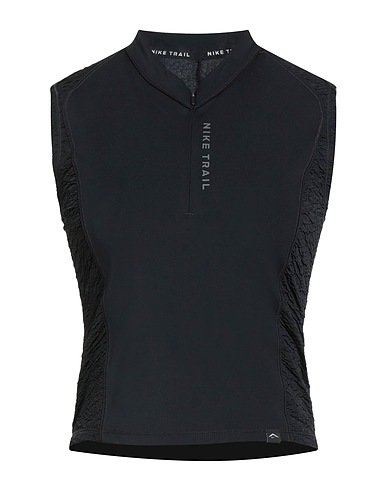 NIKE Top TRAIL Nero 83% Poliestere, 17% Elastan