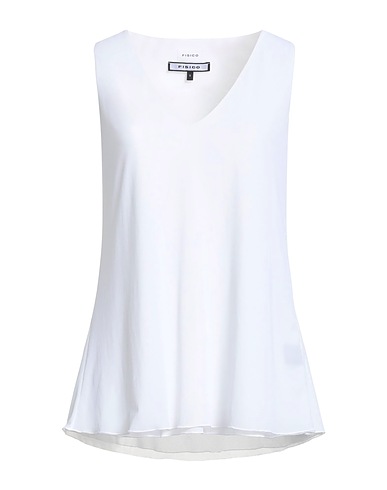 FISICO Top Off white 92% Polyacryl, 8% Elastan