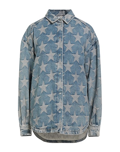 SANDRO Denim shirt Blue 100% Cotton