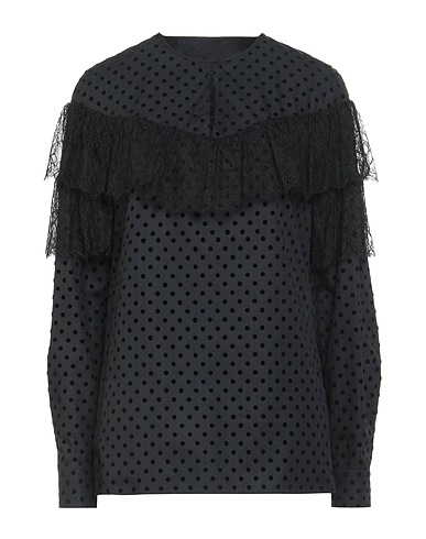 GIAMBATTISTA VALLI Top Black 95% Cotton, 5% Viscose